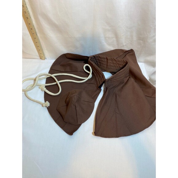 Monk Costume, Heavy Chocolate Brown 5 Pieces, Large - Picture 2 of 8